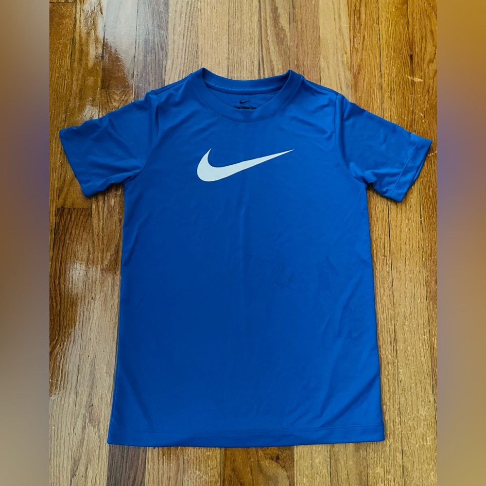 Boys Nike Light Blue Dri-FIT Tee - Youth Large